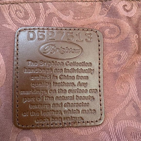 Brighton ~ Brown Leather Hobo Handbag ~ great preloved condition - Picture 8 of 16